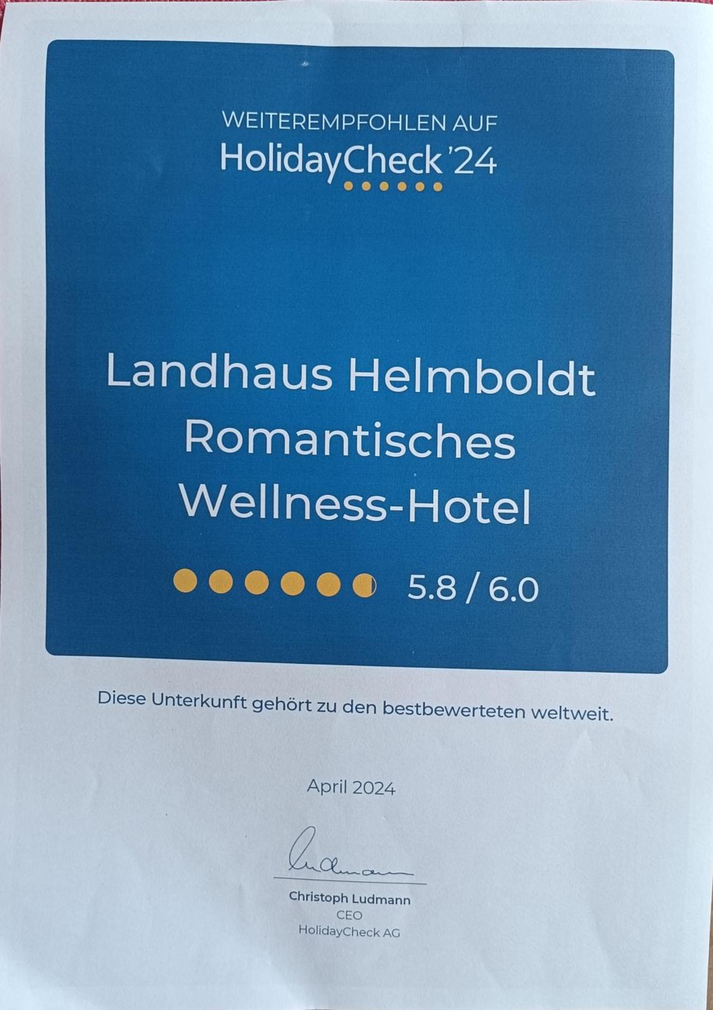 Wellness Und Romantik Hotel Helmboldt Bad Sachsa Exteriör bild